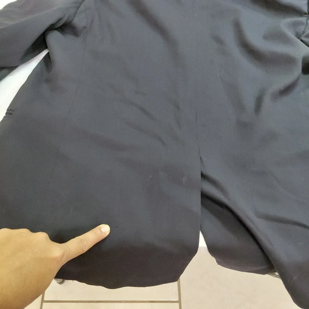 Jos A Bank Mens 43R‎ Blue Wool Fully Lined Suit Jacket Sport Coat Blazer